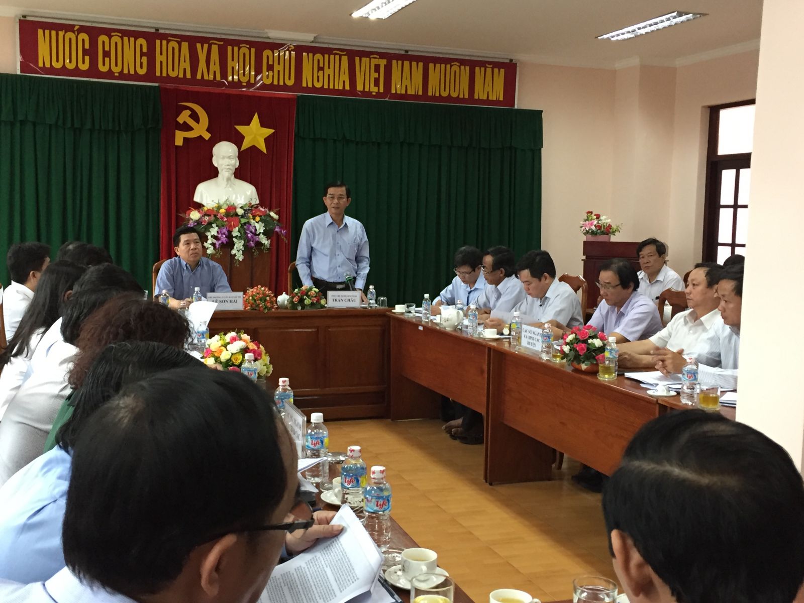Thứ trưởng, Phó Chủ nhiệm Lê Sơn Hải UBDT kiểm tra tình hình thực hiện chính sách dân tộc 