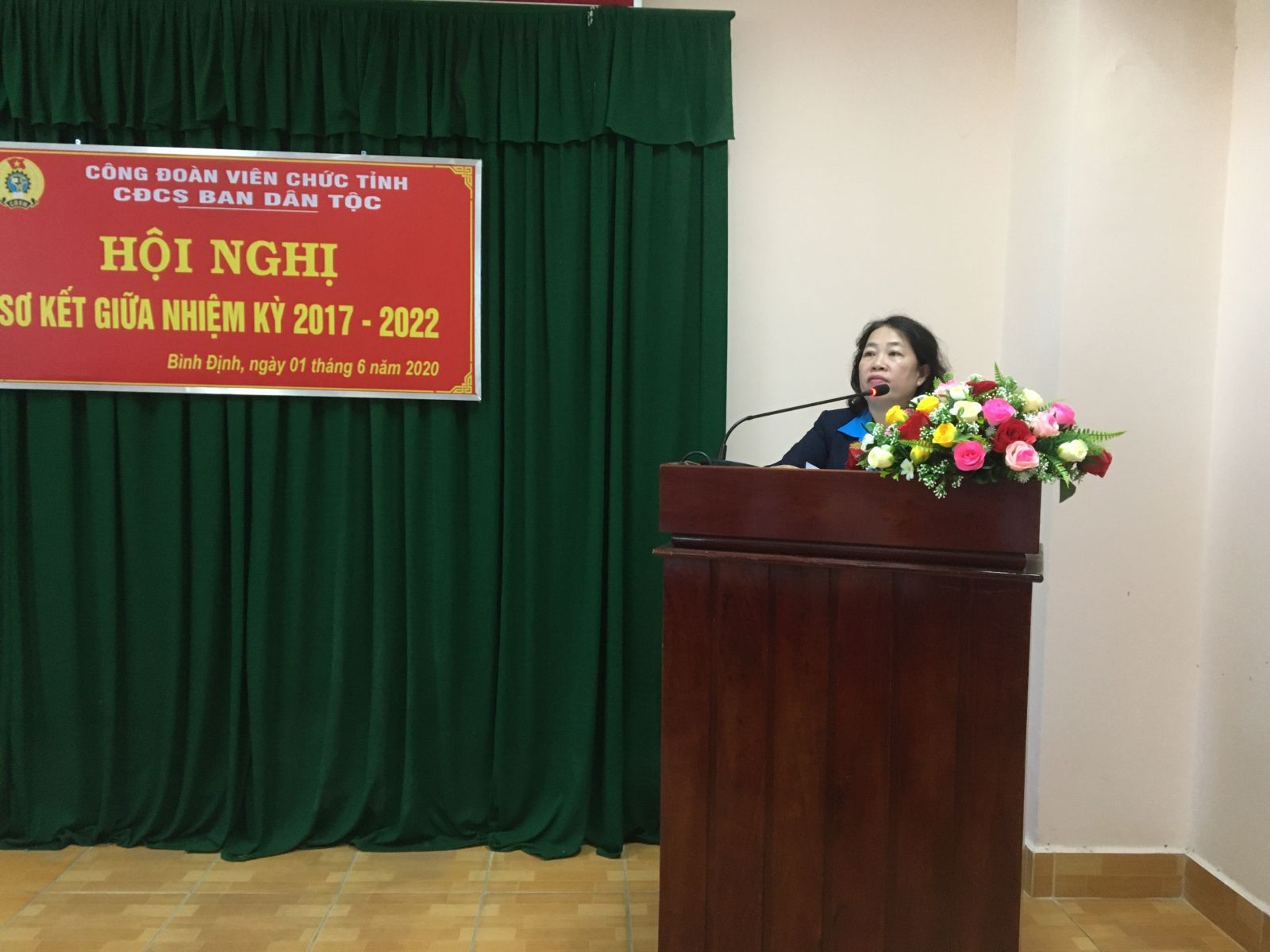 Hội nghị sơ kết giữa nhiệm kỳ (2017-2022) Công đoàn cơ sở  Ban Dân tộc tỉnh Bình Định